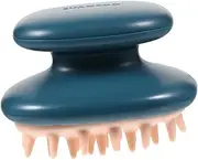WOFASHPURET Hair Scalp Massager Shampoo Brush Handheld Scrubber for Wet Dry Use Stimulates Blood Flow Reduces Stress Cleanses Hair Scalp