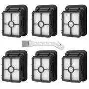 6 Pack Replacement 1866 Vacuum Filters Replacement for Bissell CrossWave Pet ...