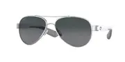 Costa Del Mar Loreto Polarized 400634 Men's Sunglasses Silver Size 56
