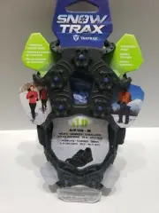 YAKTRAX Black SNOW TRAX Adj. Spiked TRACTION Shoe B00T ICE Cleats SMALL MEDIUM