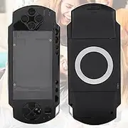 Case Cover Replacement, Complete Housing with Accessories Ki-Bu-Ons-Ki for 1000 Silver for Plays A-Ion Portable Game Consoles (Black)
