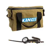 Adventure Kings Canvas Air Compressor Bag + 3in1 Ultimate Air Tool Tyre Deflator