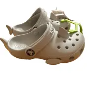 I Am Shark CROCS Gray Unisex Size C 10 Rare Shark Crocs New With Tags Kids