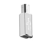 Type-C Adapter Durable Plug Play Aluminum Alloy Multifunctional Type-C to USB Converter for Musical Instrument - Silver