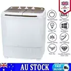 Mini Portable Washing Machine Twin Tub Caravan Camping Top Load Spin Dryer Home