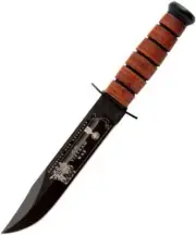 KA-BAR US NAVY Vietnam War Commemorative Knife Fixed Blade KA9141 Leather Sheath