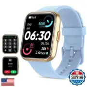 Smart Watch for Men Women(Call Receive/Dial), Alexa Built-in, 1.8" Touch Scre