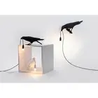 SELETTI Black Raven Table Lamp Designer Bird Crow Floor Lighting Home Art Decor