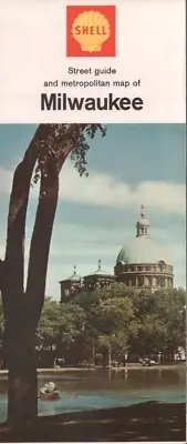 1966 Shell Road Map: Milwaukee NOS