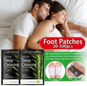 AU 300X Detox Foot Patches Pads Natural Plant Toxin Removal Sticky Adhesive LN