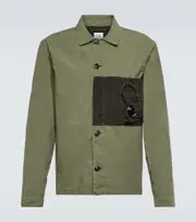 [C.P. Company] C.P. Company Popeline cotton overshirt AU 87 green