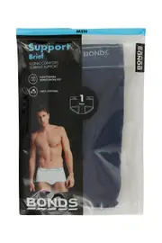 [Bonds] Bonds Men's Support Cotton Brief in Dark Blue Size: 16 16 Dark Blue