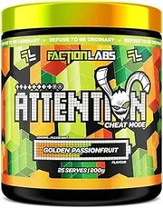 Faction Labs Attention Cheat Mode Golden Passionfruit 25 Serves