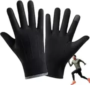[Generic] Winter Gloves Men, Touchscreen Fingers Mittens, Thermal Lined Gloves Windproof Winter Typing Sports Soccer Gloves for Cold Weather