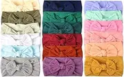18PCS Baby Nylon Headbands, Bow Elastics Hair Bands for Baby Girls Newborn Infant Toddlers Kids Nylon Headbands