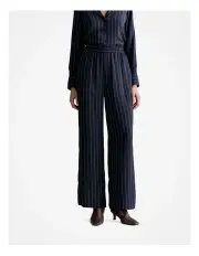 [Trenery] Rope Stripe Pull On Pant in Navy