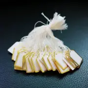 Jewelry Labels Business Cards 100Pcs/Lot Price Tags Diy Tie String Jewelry Displ