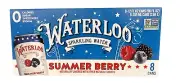 Waterloo Summer Berry Sparkling Water 8 Pack