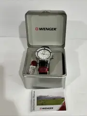 New Wenger Swiss Army Dual Time Men Watch With New Battery!