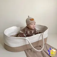 在飛比找蝦皮購物優惠-【百寶箼】台灣現貨  寶寶提籃 嬰兒床 提籃 外出寶寶用品 