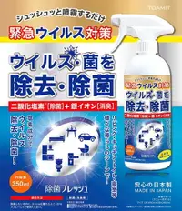 在飛比找樂天市場購物網優惠-【領券滿額折100】 日本製TOAMIT抗菌消臭清潔噴劑除菌
