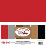 Echo Park Paper LET'S GO ANYWHERE 12x12 Solids Scrapbook Cardstock Pack