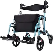 Walkers for The Elderly Folding Upright Walker Lightweight Rollator Walker Elderly Walking Walker Multi-Functional Auxiliary Walker Four-Wheel Rehabilitation Walker Little Surprise