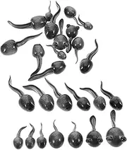 Generic 26pcs Micro Landscape Tadpole Ornament Mini Resin Tadpole Figurines for Garden Mini Tadpole Decorations and Bonsai Ornaments