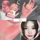 Cushion Blush Blendable Shade with Powder Puff Whitening without Sticking Long L