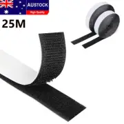 25M Magic Sticker Tape Self Adhesive Sticker Pad Fluffy Hook Loop Fastener