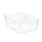 Box Sweden 18.5x13.5cm Crystal Rectangular Storage Container Organiser Small CLR
