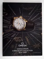 OMEGA watch STRAPS & BRACELETS COLLECTION 2014-15 RARE catalog book album DEALER