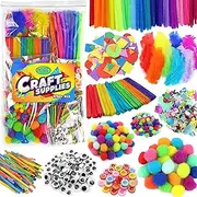 Carl & Kay Supply Co. Arts & Crafts Supplies For Kids Crafts - Kids Craft Supplies & Materials - Kids Art Supplies For Kids- Arts And Crafts Kit For Kids Craft Kits - Toddler Crafts For Kids Craft Set