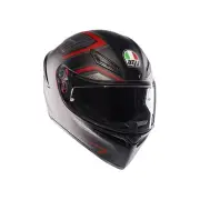 K1 S E2206 Sling Full Face Helmet Matt Black Red
