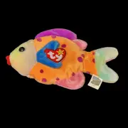 Ty Beanie Babies Lips The Fish Colorful Kids Animal Stuffed Soft Plush Toy
