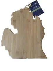 Totally Bamboo State-Shaped Cutting & Serving Boards, 49 Styles