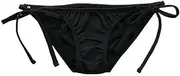 La-pomme(ラ ポーム) La Paume Women's Bikini Panties, E6000 Fabric, Good Color, Stretch, Shallow Eye, Side Ribbon, Low Leg, Side Hemp Full Back Panties, Made in Japan