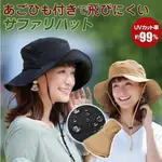 遮陽帽 抗UV 涼感降溫 防潑水 日本同步 WH64