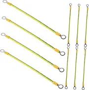 Gatuida Set of 10 Copper Battery Inverter Cables Automotive Grounding Wires Pvc Jacket Universal Fit for Cars and Trucks