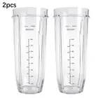 2PCS 32OZ Replacement Cups Fits For Nutri Ninja Blender Auto iQ 900w 1000w 1500w