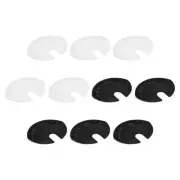 Beverage Can Cap, 10 Pack ABS Flip Bottle Top Lid for Soda Saver (White, Black)