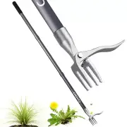 Weed Puller with Long Handle Stand-up Hand Weeder Manual Weeding Tool