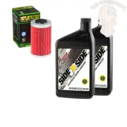 Oil And Filter Change Kit For 2007 Polaris Outlaw 525 Irs Klotz Synthetic 10W-40