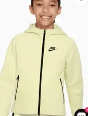 Kid's Nike Sportswear Tech Fleece S Yellow 8-9 NWT