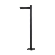 VALE Molla Floor Standing Bath Mixer with Swivel Spout - Matte Black