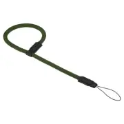 Camera Wrist Strap, Braided Adjustable Wristlet Lanyards Rope Style2, Dark Green