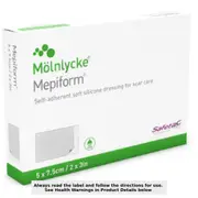 Mepiform Wound Dressing 293200 5cm x 7.5cm 5 Pack