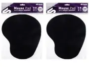 2PK Mouse Pad Comfort with Wrist Rest Support Mice Mat PC Non Slip Ultralight