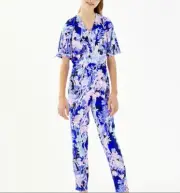 Lilly Pulizter Mini Maliah Jumpsuit Giraffic Park XXL (16) NWT $88