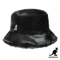 在飛比找momo購物網優惠-【KANGOL】FAUX FUR 漁夫帽(黑色)